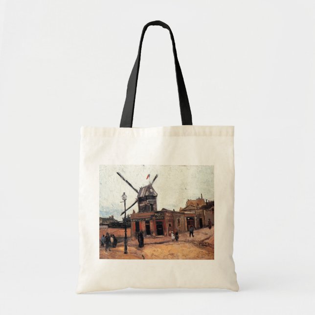 Tote Bag Le Moulin de la Galette by Vincent van Gogh (Devant)