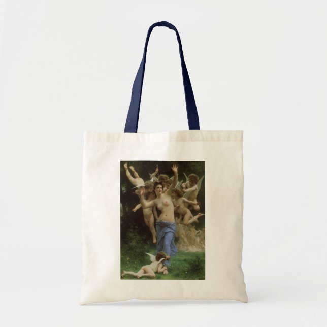 Tote Bag Le Nid de Guêpes par William Adolphe Bouguereau (Devant)