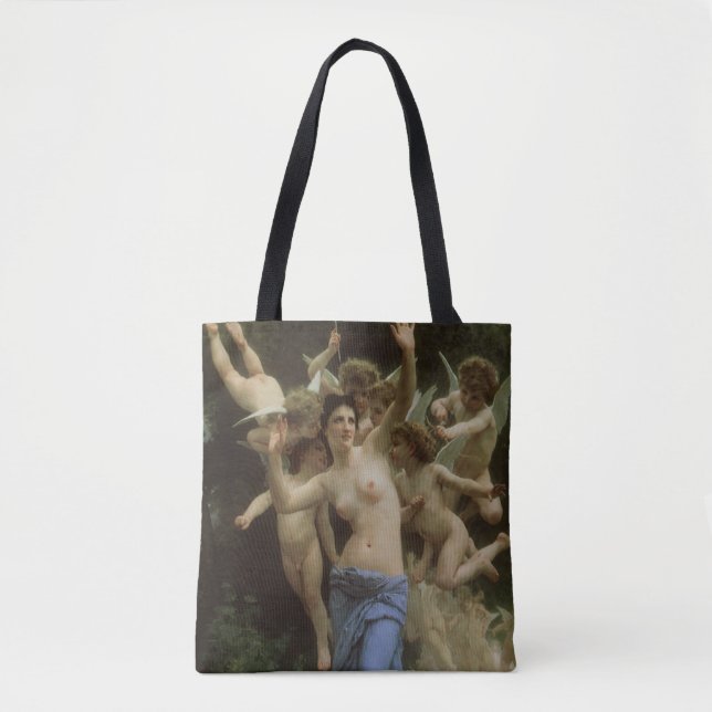 Tote Bag Le Nid de Guêpes par William Adolphe Bouguereau (Devant)