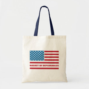 Tote Bag Le panier du drapeau américain de Deplorables