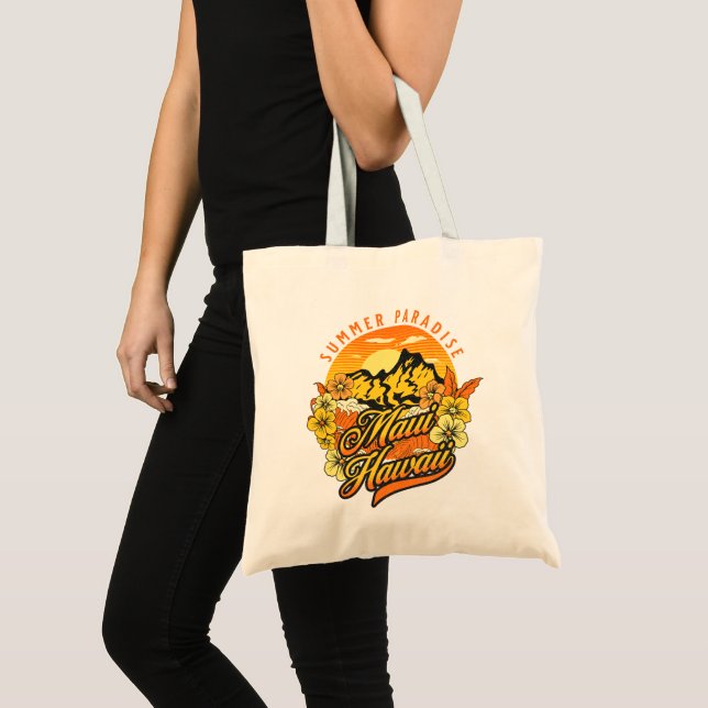 Tote Bag Le paradis d'été, Maui Hawaii (Devant (produit))