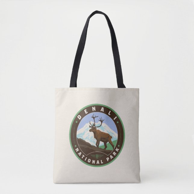 Tote Bag Le Parc national de Denali (Devant)