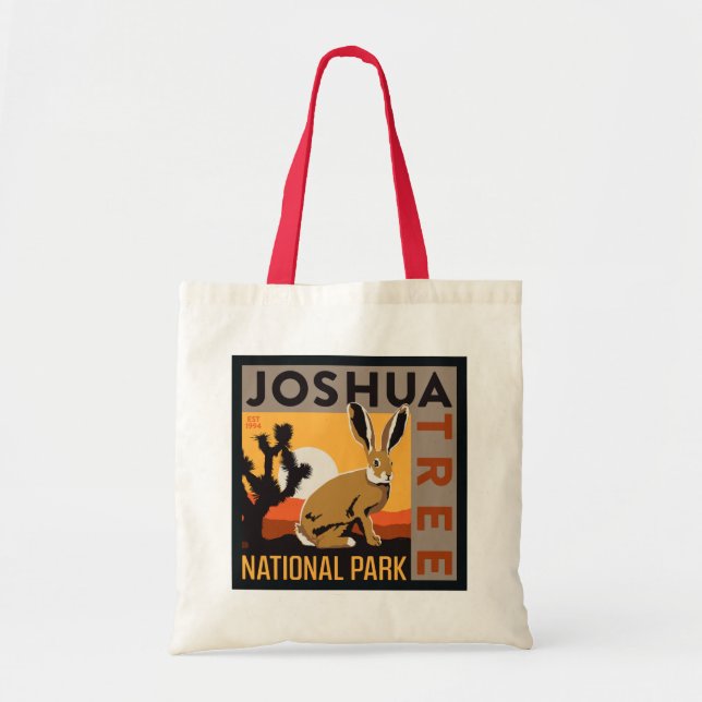 Tote Bag Le Parc national de Joshua Tree | Jacklapin (Devant)