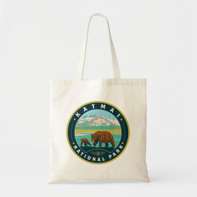 Tote Bag Le Parc national de Katmai (Devant)