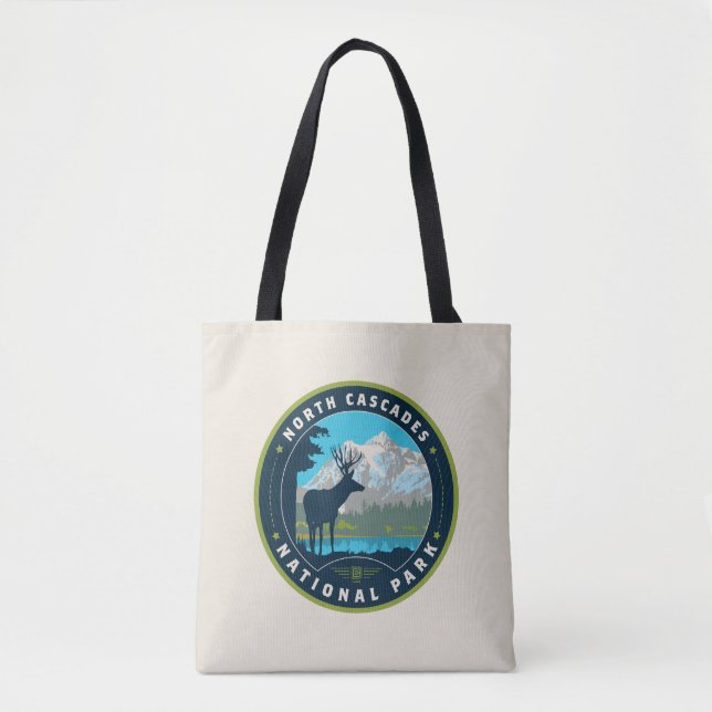 Tote Bag Le Parc national de North Cascades (Devant)