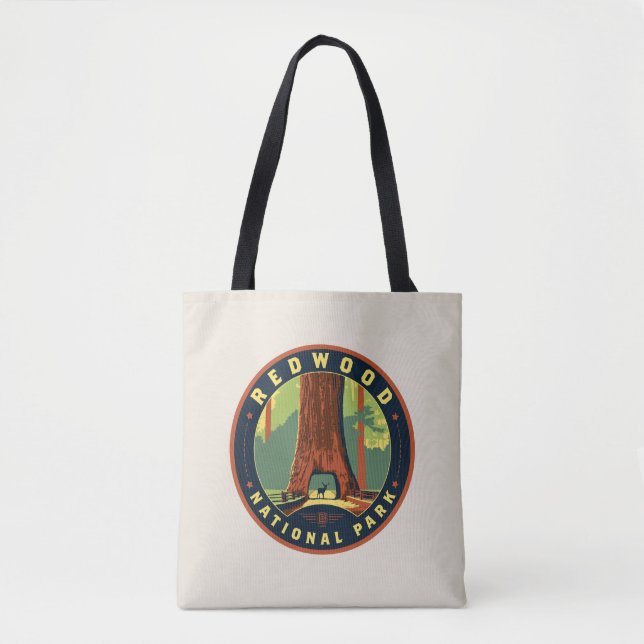 Tote Bag Le parc national de Redwood (Devant)