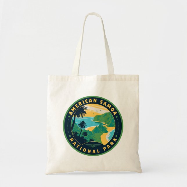 Tote Bag Le Parc national des Samoa américaines (Devant)