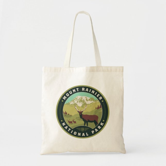 Tote Bag Le Parc national du Mont Rainier (Devant)
