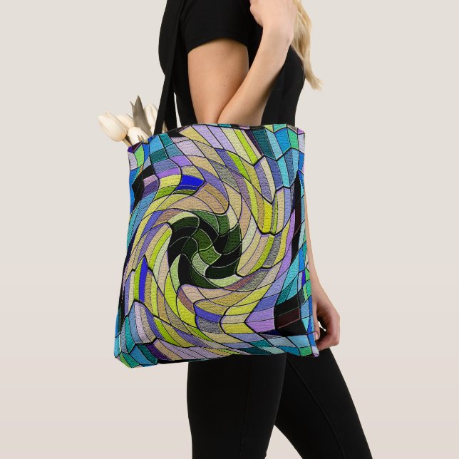 Tote Bag Le Patchwork de Grand-mère....... (De près)