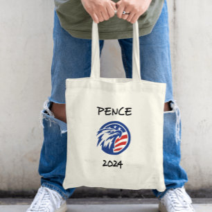 Tote Bag Le patriotique Mike Pence 2024 T-Shirt de l'aigle