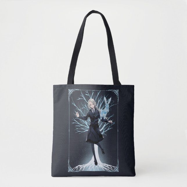 Tote Bag Le Patronus lapin d'Anime Luna Lovegood (Devant)
