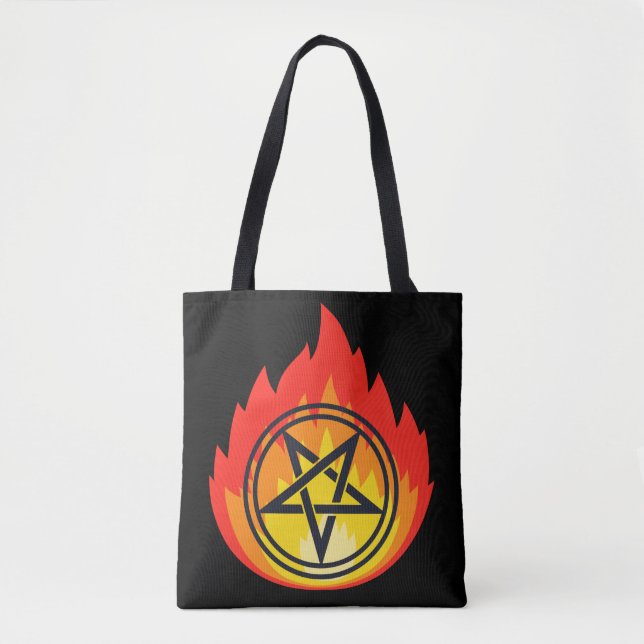 Tote Bag Le pentagrame ardant  (Devant)