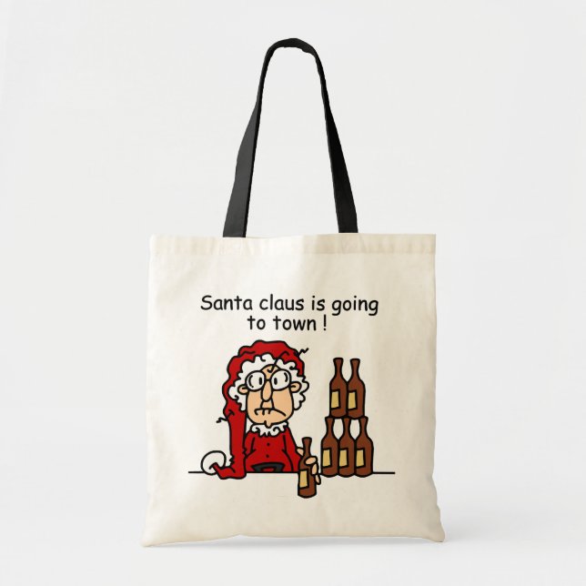 Tote Bag Le Père Noël va en ville (Devant)