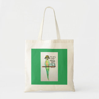 Tote Bag Le perroquet devient fou