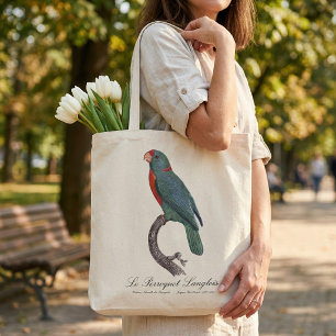 Tote Bag Le Perroquet Langlois de Jacques Barraband