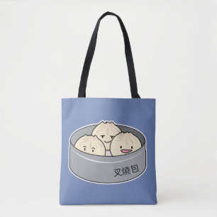 Tote Bag Le petit déjeuner chinois de dim sum de petit pain