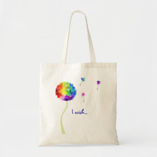 Tote Bag Le pissenlit de sensibilisation sur l'autisme