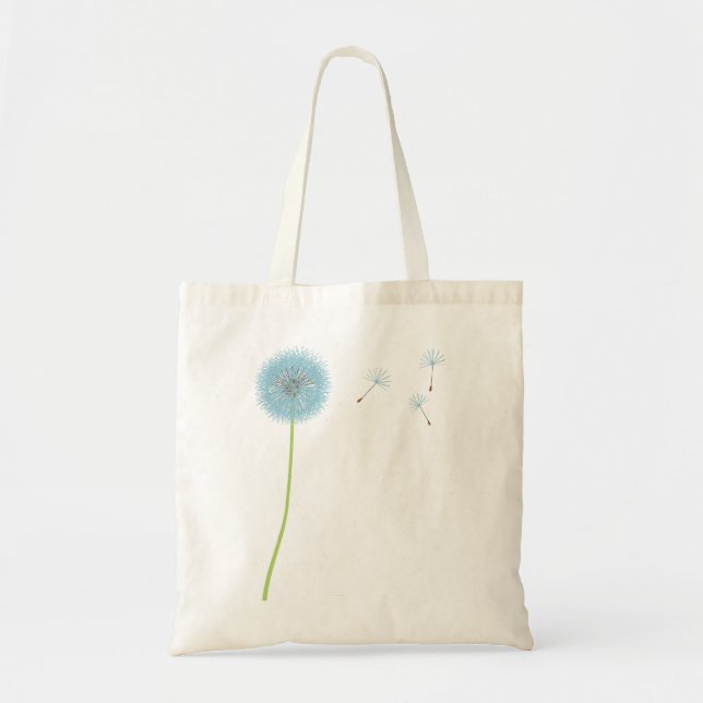 Tote Bag Le pissenlit souhaite Fourre-tout (Devant)