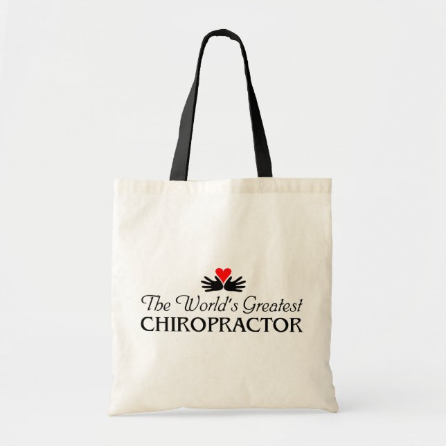 Tote Bag Le plus grand chiropraticien du monde (Devant)