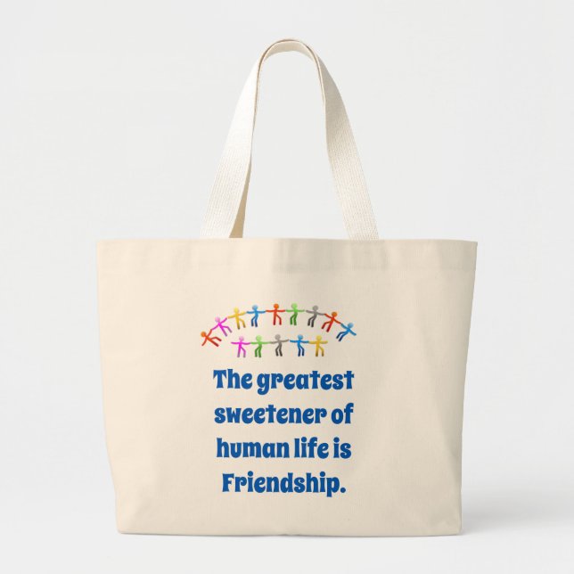 Tote Bag Le Plus Grand Édulcorant De La Vie Humaine - L'Ami (Devant)