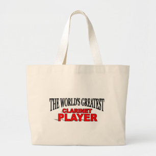 Tote Bag Le plus grand joueur de la clarinette du monde