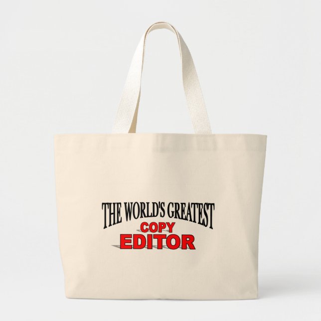 Tote Bag Le plus grand réviseur du monde (Devant)