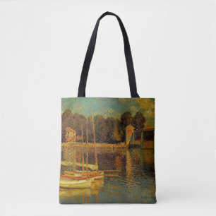 Tote Bag Le pont d'Argenteuil par Claude Monet