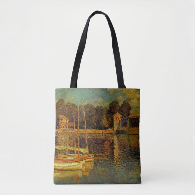 Tote Bag Le pont d'Argenteuil par Claude Monet (Devant)