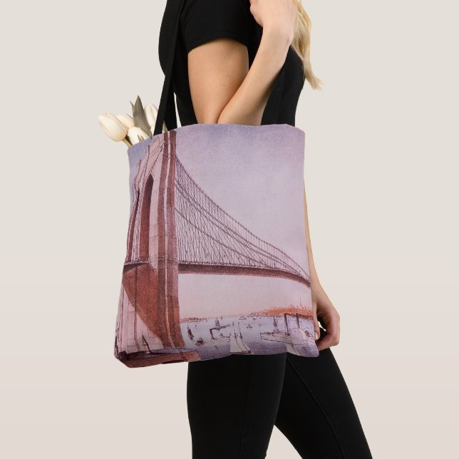 Tote Bag Le pont de Brooklyn (De près)