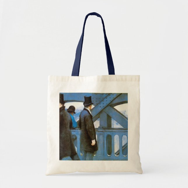 Tote Bag Le Pont de l'Europe de Gustave Caillebotte (Devant)