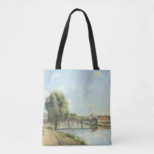 Tote Bag Le Pont Du Chemin De Fer Camille Pissarro (Devant)