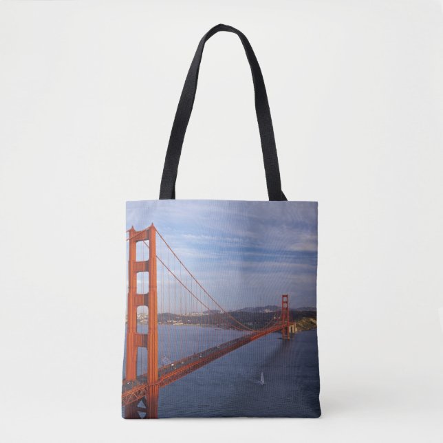 Tote Bag Le pont du Golden Gate du Marin (Devant)