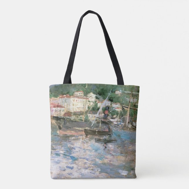 Tote Bag Le Port, Nice par Berthe Morisot, Beaux-Arts Vinta (Dos)