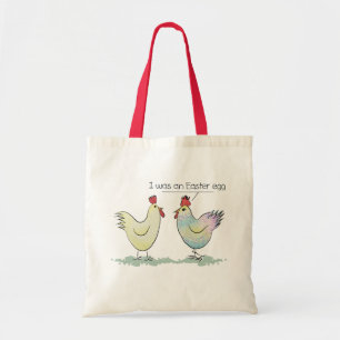 Tote Bag Le poulet drôle était un oeuf de Pâques