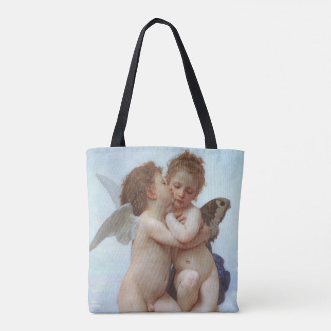 Tote Bag Le premier baiser, Amor et Psyche, Bouguereau (Dos)