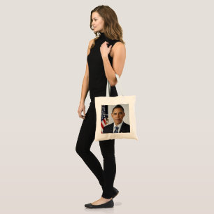 Tote Bag Le président Barack Obama, 1er mandat Portrait Off