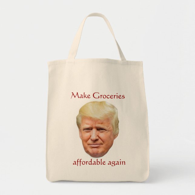 Tote Bag Le Président Trump Grocery Fourre-tout (Devant)