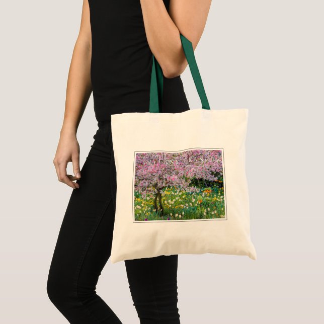 Tote Bag Le printemps dans le jardin de Claude Monet (Devant (produit))