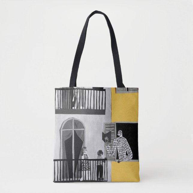 TOTE BAG LE QUARTIER GENTIL (Devant)