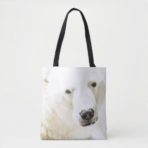 Tote Bag Le regard d'un ours polaire