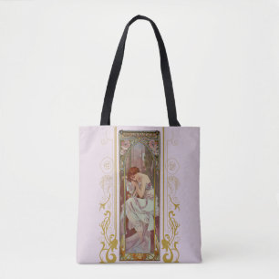 Tote Bag Le repos de la nuit Art Nouveau par Alphonse Mucha