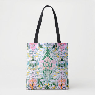 Tote Bag Le ressort fleurit des beaux-arts vintages de