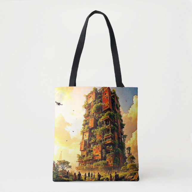 Tote Bag Le retour urbain de la nature (Devant)