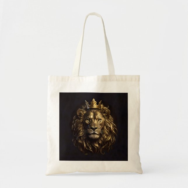 Tote Bag Le Roi ! Le Lion d'Oz pas si lâche (Devant)
