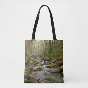Tote Bag Le ruisseau Le Conte dans les montagnes Great Smok