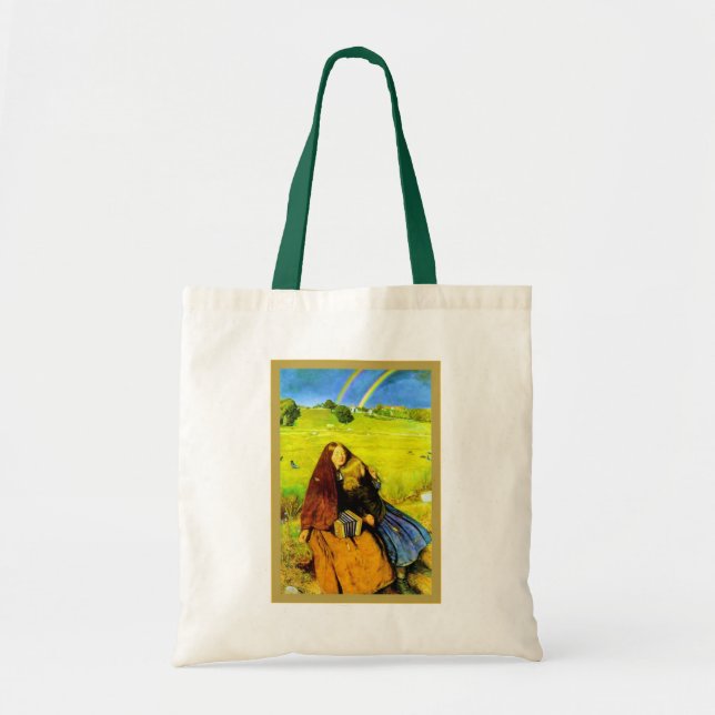 Tote Bag Le ~ sans visibilité John Everett Millais de fille (Devant)