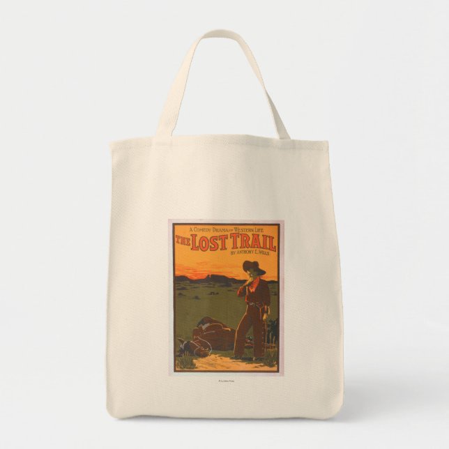 Tote Bag Le sentier perdu - Comedy Drama Western Life (Devant)