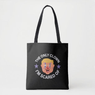 Tote Bag Le seul clown dont j'ai peur, Halloween anti-Trump
