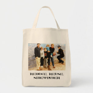 Tote Bag le Sidewinder, réduisent, réutilisent, Sidewinde