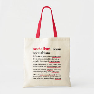 Tote Bag Le socialisme définit le budget fourre-tout